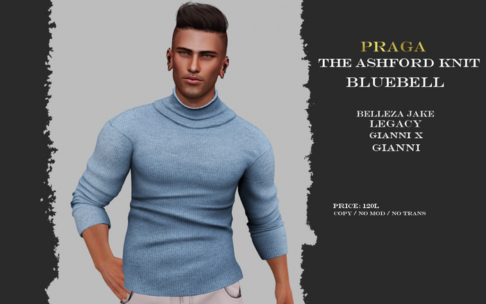 Praga The Ashford Knit - Bluebell