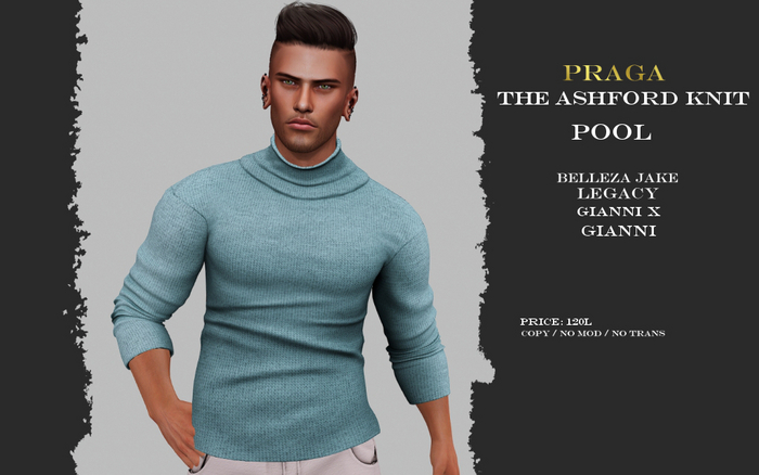 Praga The Ashford Knit - Pool