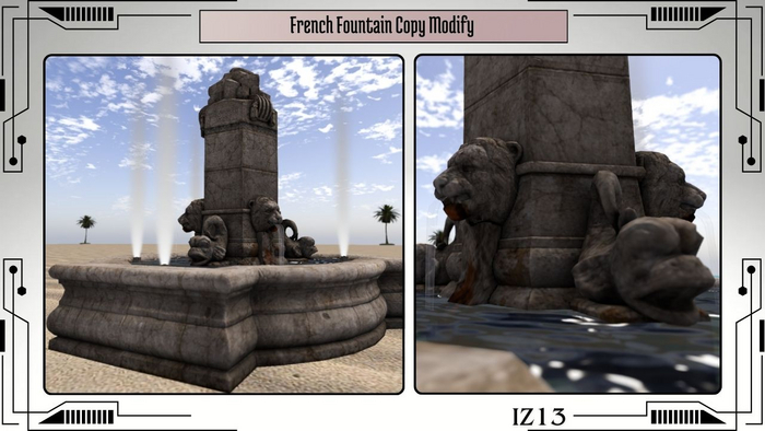 French Fountain Copy Modify