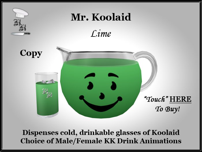 KK - Mr. Koolaid Pitcher (Lime Flavor)