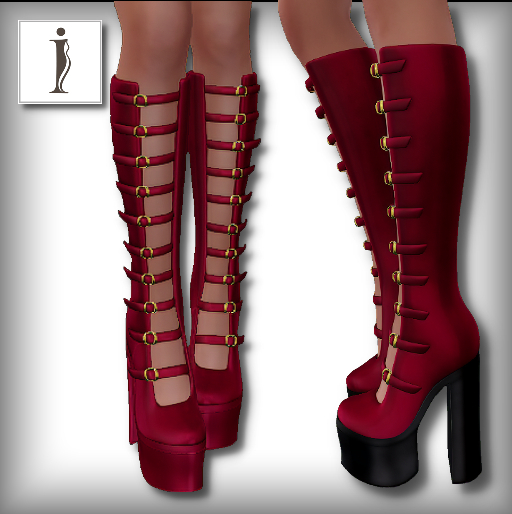 -Innocence- Boots Lucy Red