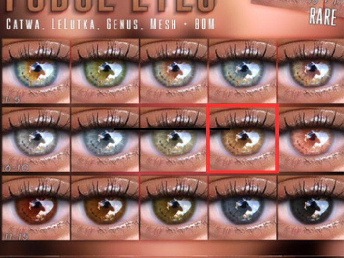 LOTUS. Fudge Eyes 09 (Mesh)