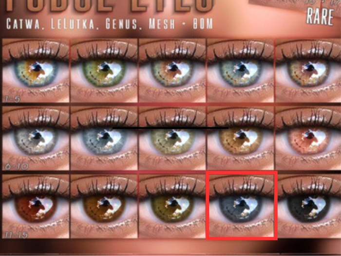 LOTUS. Fudge Eyes 14 (Mesh)