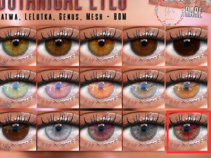 LOTUS. Botanical Eyes 15 (BOM)