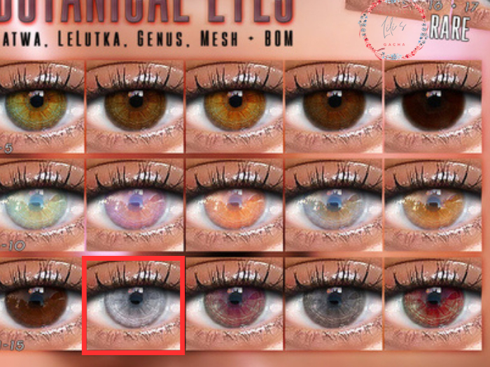 LOTUS. Botanical Eyes 12 (Mesh)