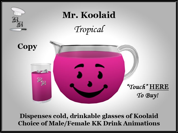 KK - Mr. Koolaid Pitcher (Tropical Punch Flavor)