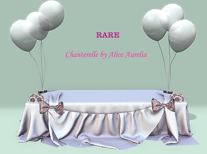 02. [Since1975] Wedding Set2 - Table RARE