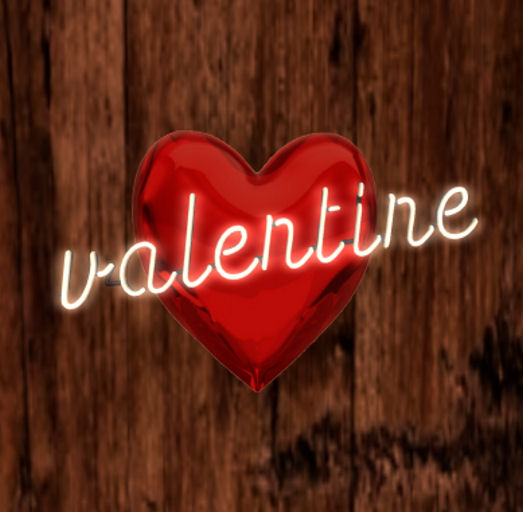 **Valentine Heart Neon Sign