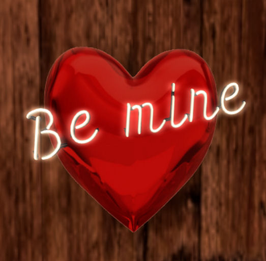 Be Mine Heart Neon Sign