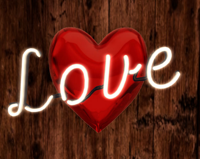 Love Heart Neon Sign