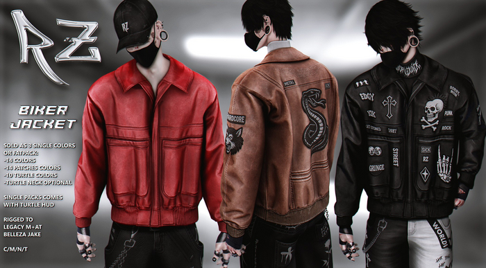 RZ. Biker Jacket FATPACK
