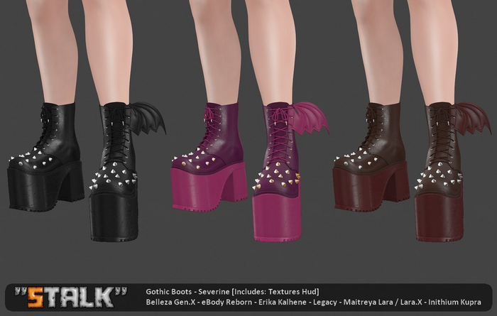 Gothic Boots - Severine