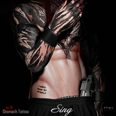 ::: Core ::: Men's Hip Tattoo - Sing To Myself