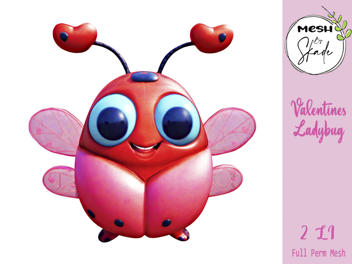 MBS - Valentines - Ladybug Full Perm mesh