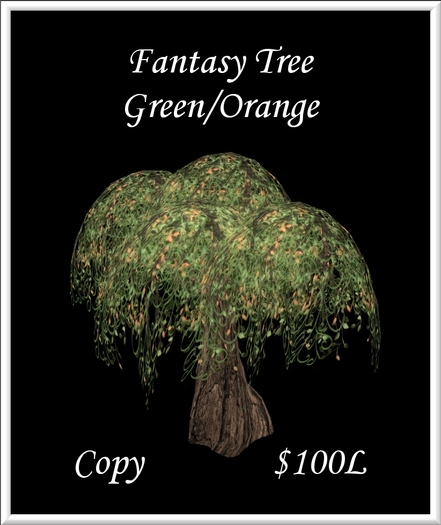 Fantasy Tree - Green-Orange