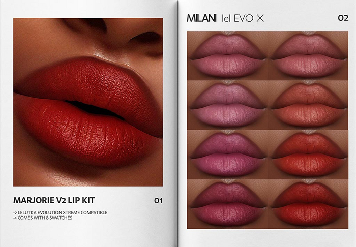 MILANI - "MARJORIE V2" LIP KIT / FATPACK