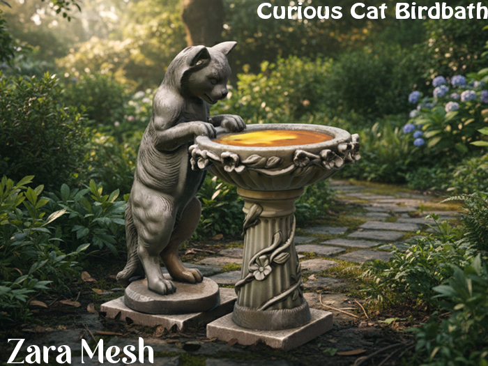 FULL PERM Birdbath