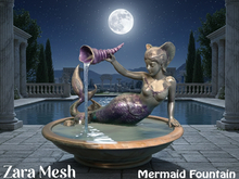 ZM PBR Mermaid Fountain FULL PERM MESH