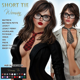 [ConTrato] Woman Short Tie