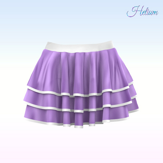 Lilac Tier Skirt LaraX