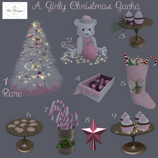 02 Bee designs - A Girly christmas  RARE