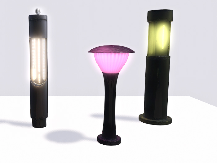 Garden Lamp Set – Outdoor Path Lights  Copy Modify  Low LI Decor
