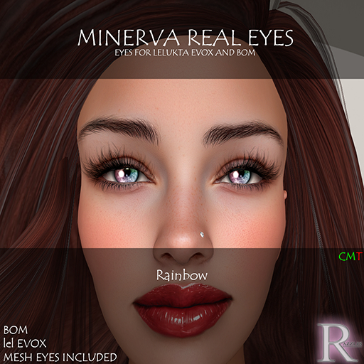 Razzles-Minerva Real Eyes-Rainbow