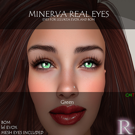Razzles-Minerva Real Eyes-Green