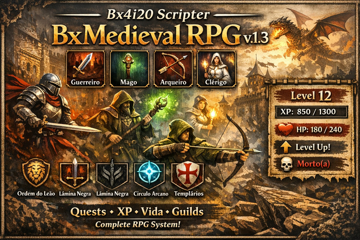 Second Life Marketplace - [Bx4i20] BxMedieval RPG v1.3 DEMO