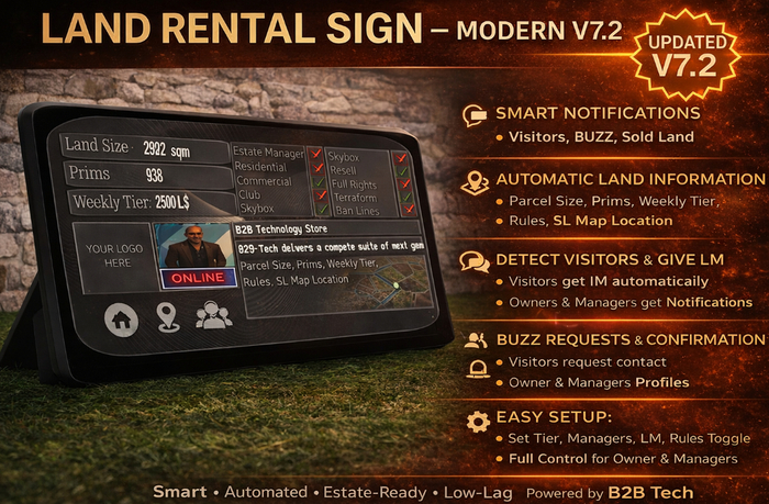 Land Rent Sign - Modern V6.7.1