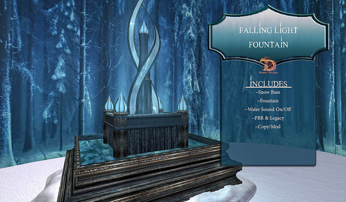 ^TD^Falling Light Fountain