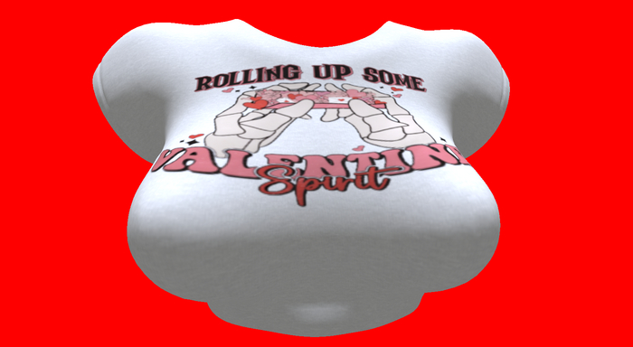 ! ! NB - V-Day Roll Up Tee