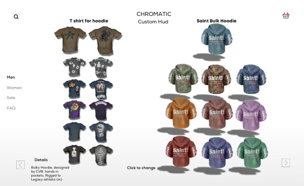 Saint Jacket/Tshirt CVB Full Set