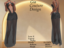 "GCD" Lela Shimmering Gown Silver