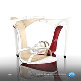 [Gos] Noa Buckled Snadals - White