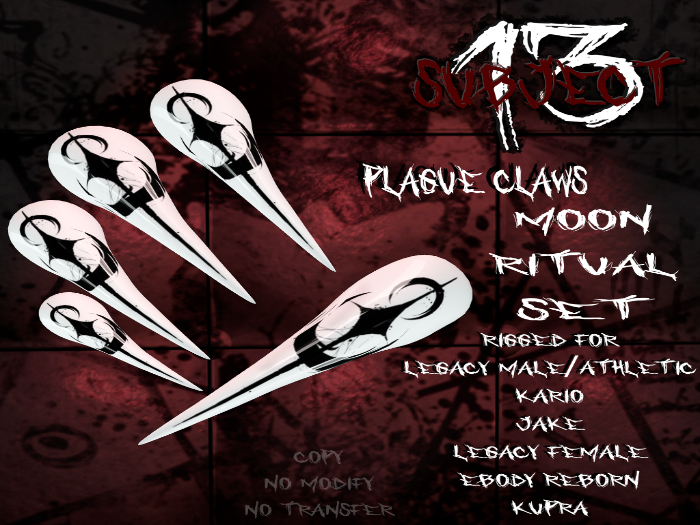 S13. Plague Claws x Moon Ritual Set