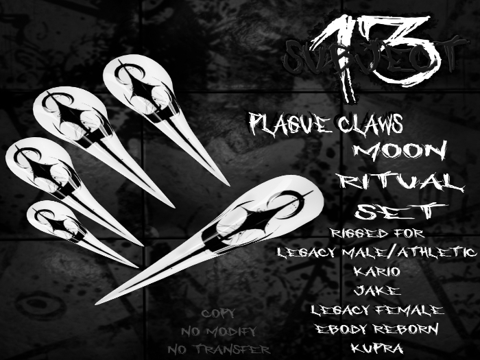 DEMO S13. Plague Claws x Moon Ritual Set