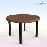 Brown Black Simple Balcony Table