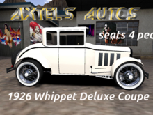 1926 Whippet Deluxe Coupe v3.1 - NEW 2026