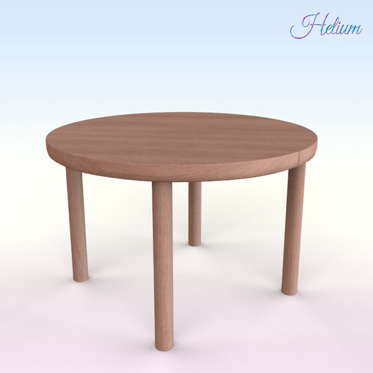 Light Wood Simple Balcony Table