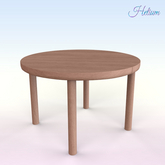 Light Wood Simple Balcony Table