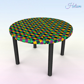 Mardi Gras Simple Balcony Table