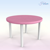 Pink Simple Balcony Table