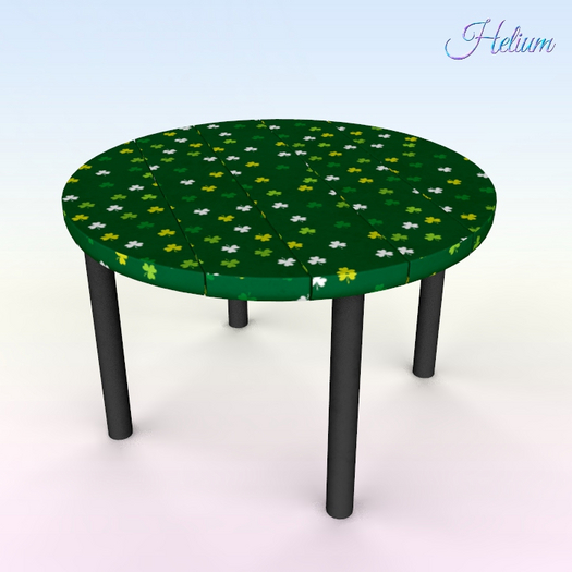 St Patricks Simple Balcony Table