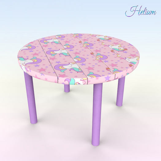 Unicorns Simple Balcony Table