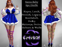 Santa Baby 6pc PBR Blue by COVETED!