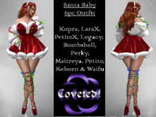 Santa Baby 6pc PBR Red by COVETED!