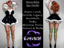 Santa Baby 6pc PBR Black by COVETED!