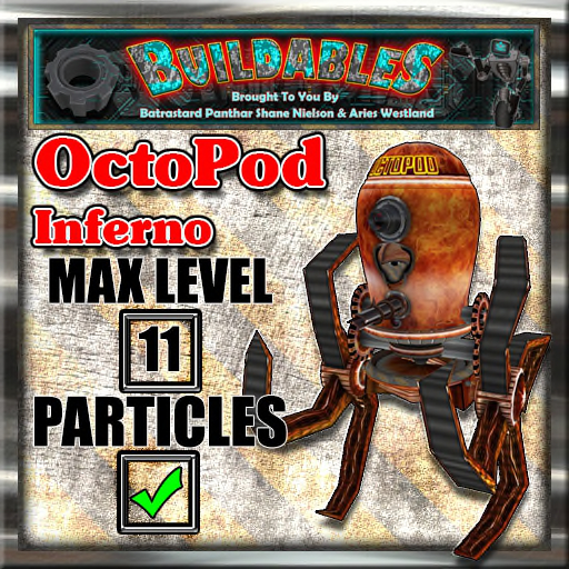 OctoPod Inferno (Crate) - Buildables Breedable Robot