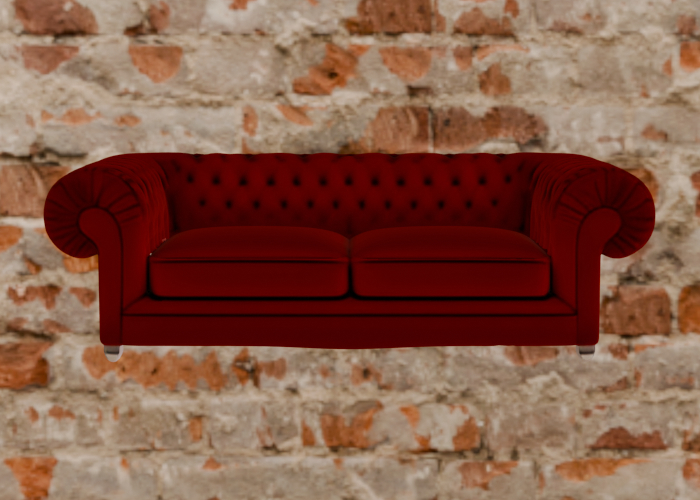red sofa